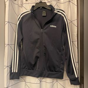 Adidas Women's Essentials Tricot Track Jacket Blue Sz M